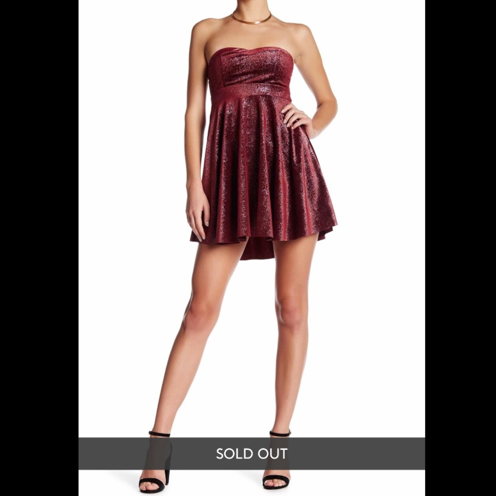 Free People Shattered Velvet Mini Dress